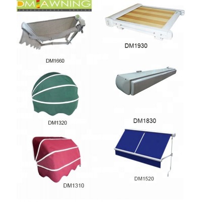 China wholesale waterproof aluminum folding arm awning factory