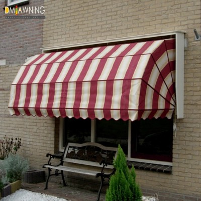 Window aluminum alloy retractable awning/Square shape awning